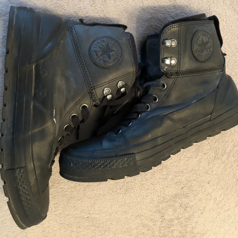 Converse High Tops Fur Lining